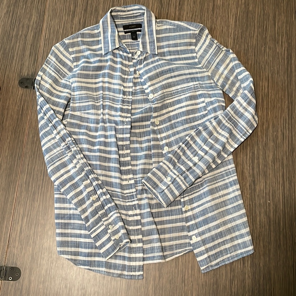 J. Crew boy fit linen button down